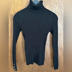 Ellen Tracy ribbed turtleneck sweater